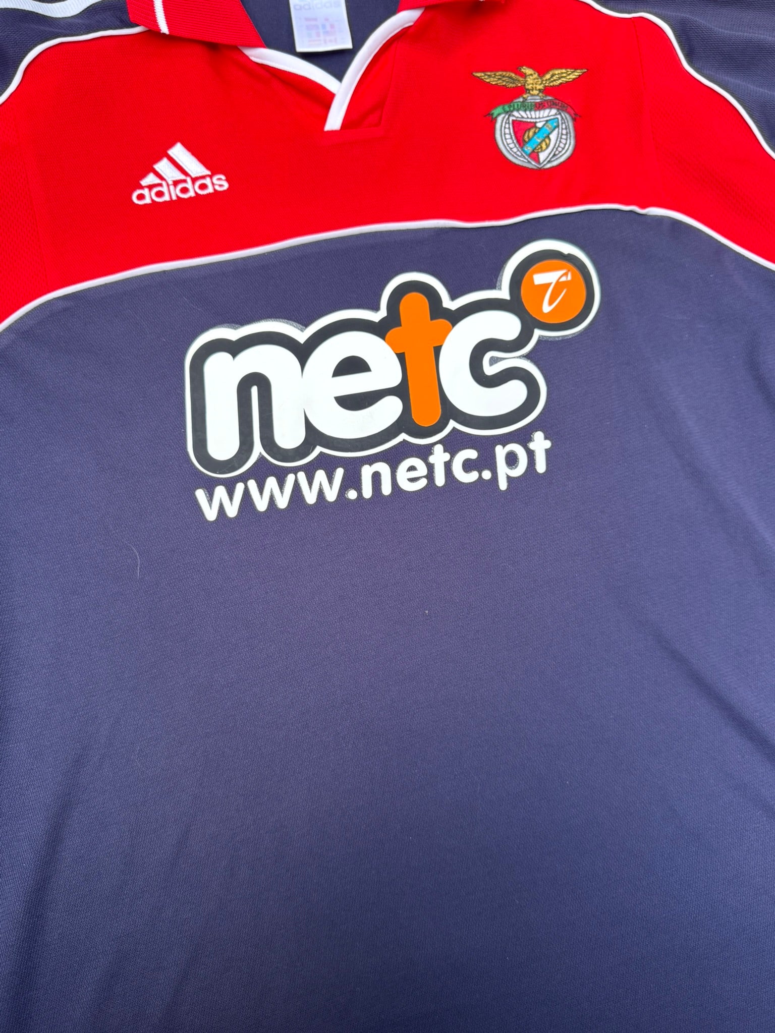 2000/01 Benfica Away Size L - close-up detail