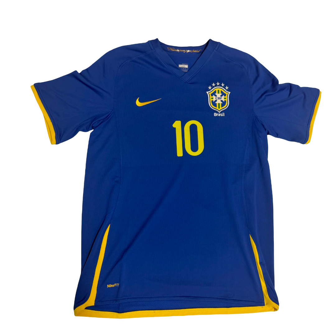 2008/10 Brazil Away Size M Ronaldinho - back view