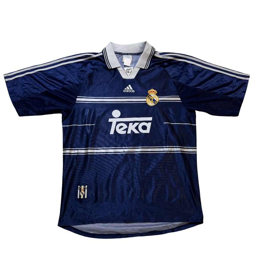 1998/99 Real Madrid Away Size L Karembeu - back view