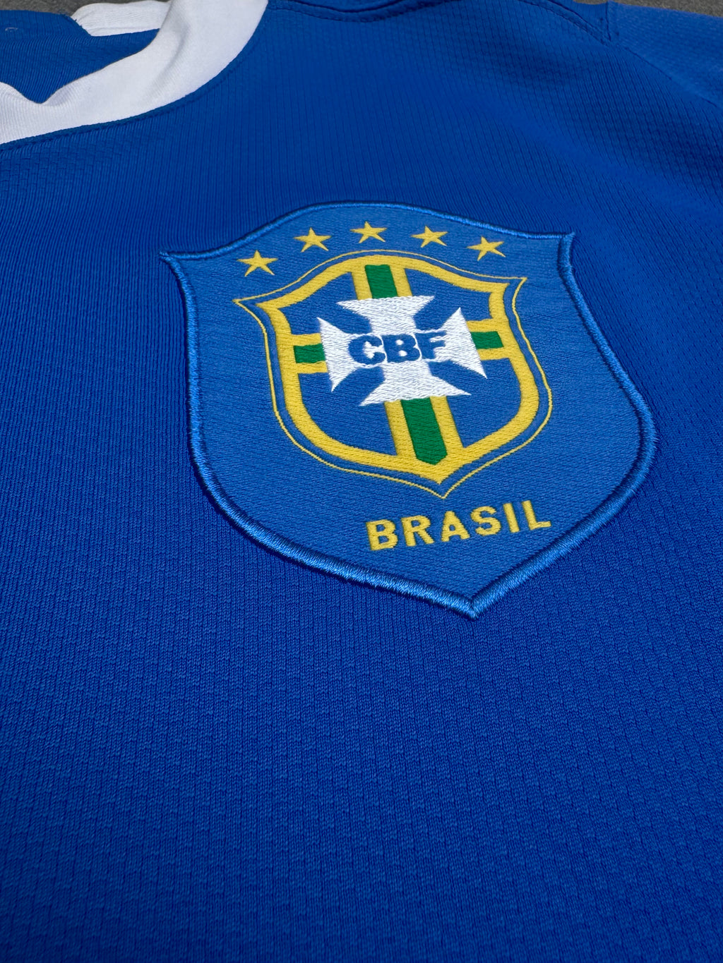2006/07 Brazil Away Size S Ronaldo - label detail