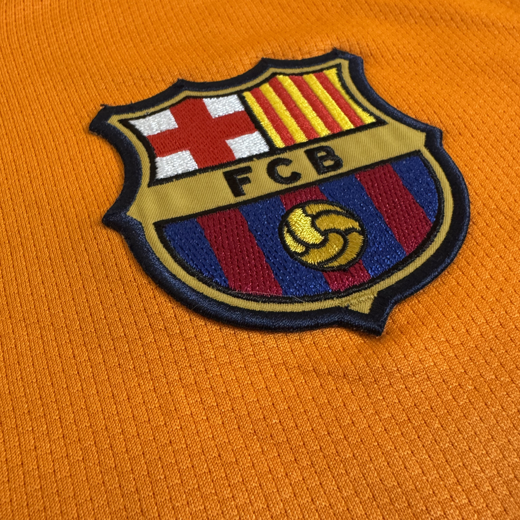 2006/07 FC Barcelona Away Size S Eto'o - label detail