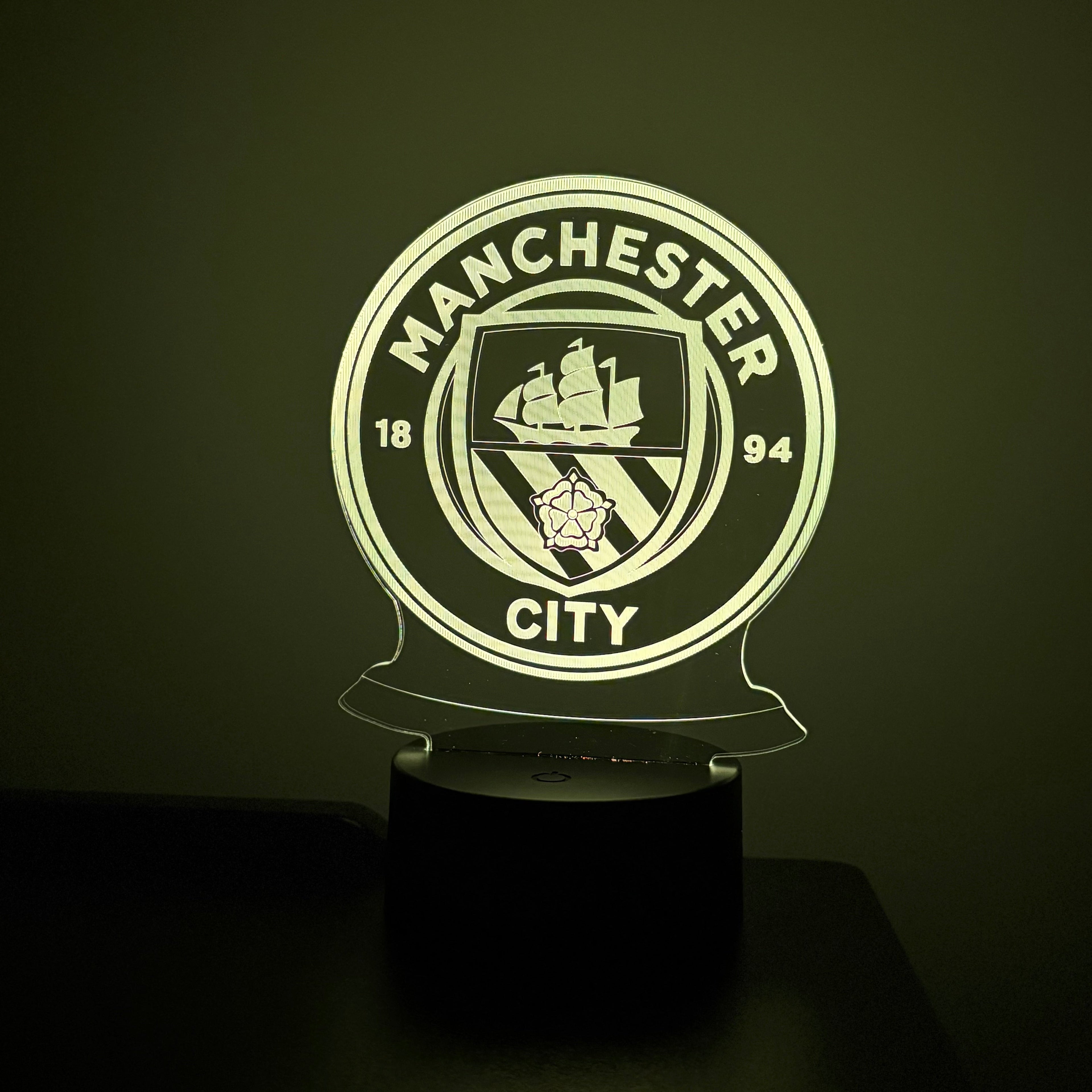 Manchester City FC LED Lamp