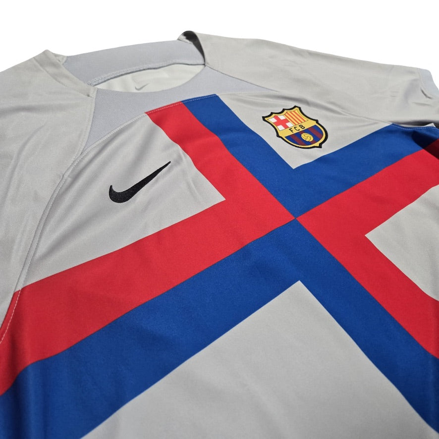 2022/23 FC Barcelona Third Size XL Lewandowski - close-up detail