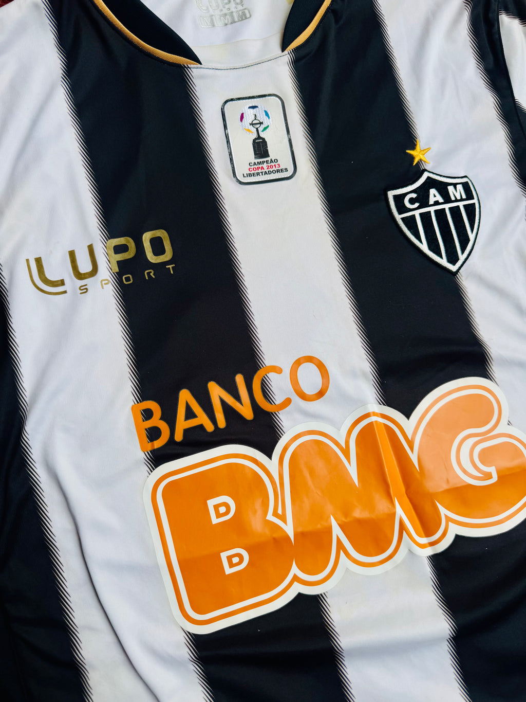 2013/14 Atletico Mineiro Home Size M Ronaldinho - close-up detail