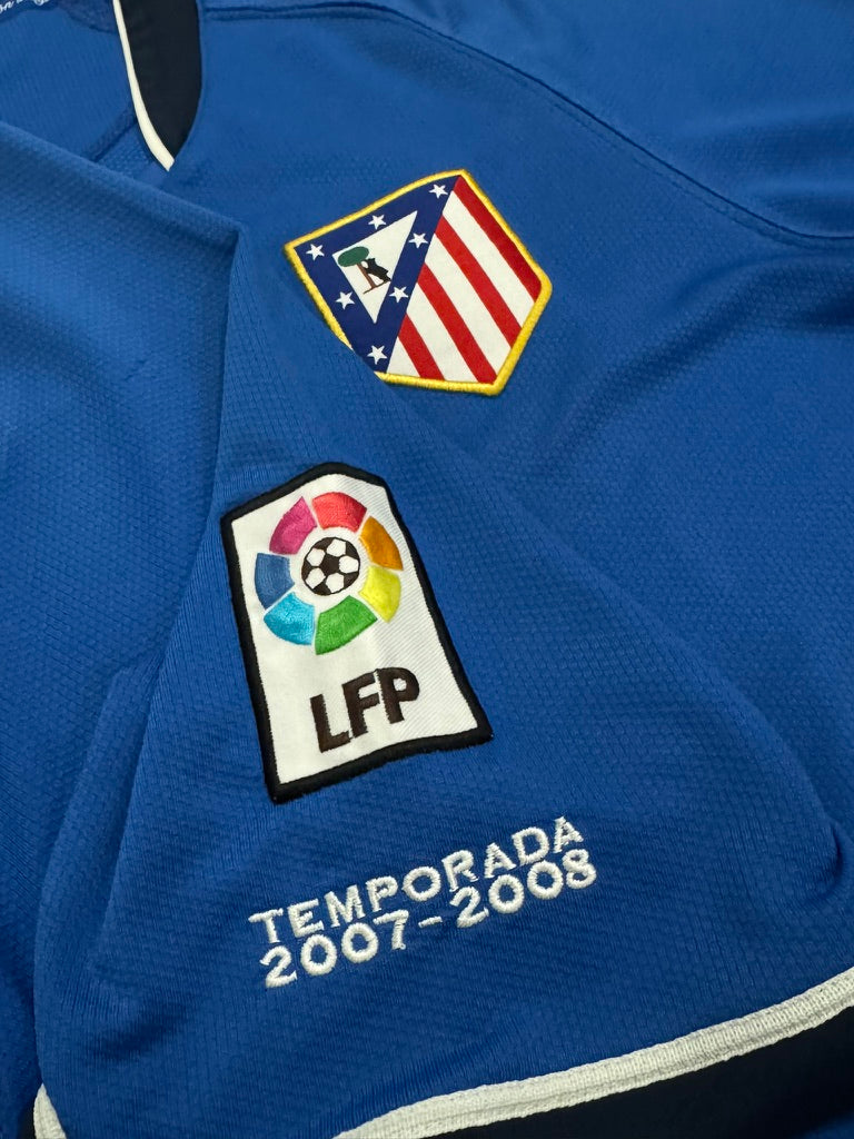 2007/08 Atletico Madrid Away Size M Aguero