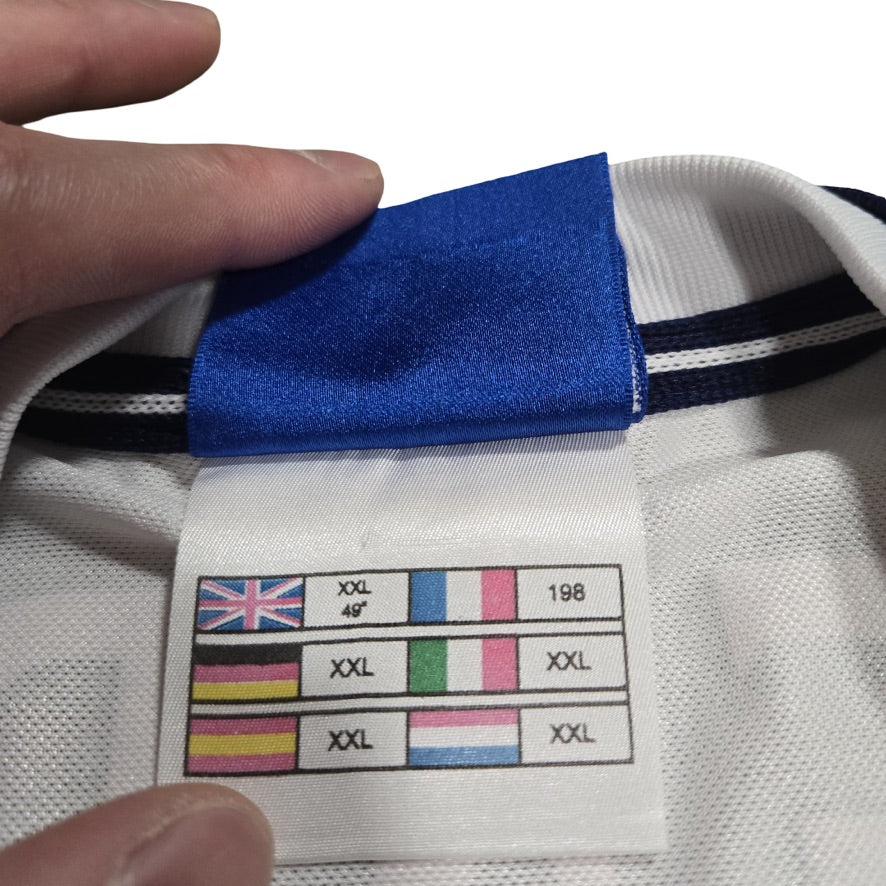 2000/02 England Home Size XXL Shearer - label detail