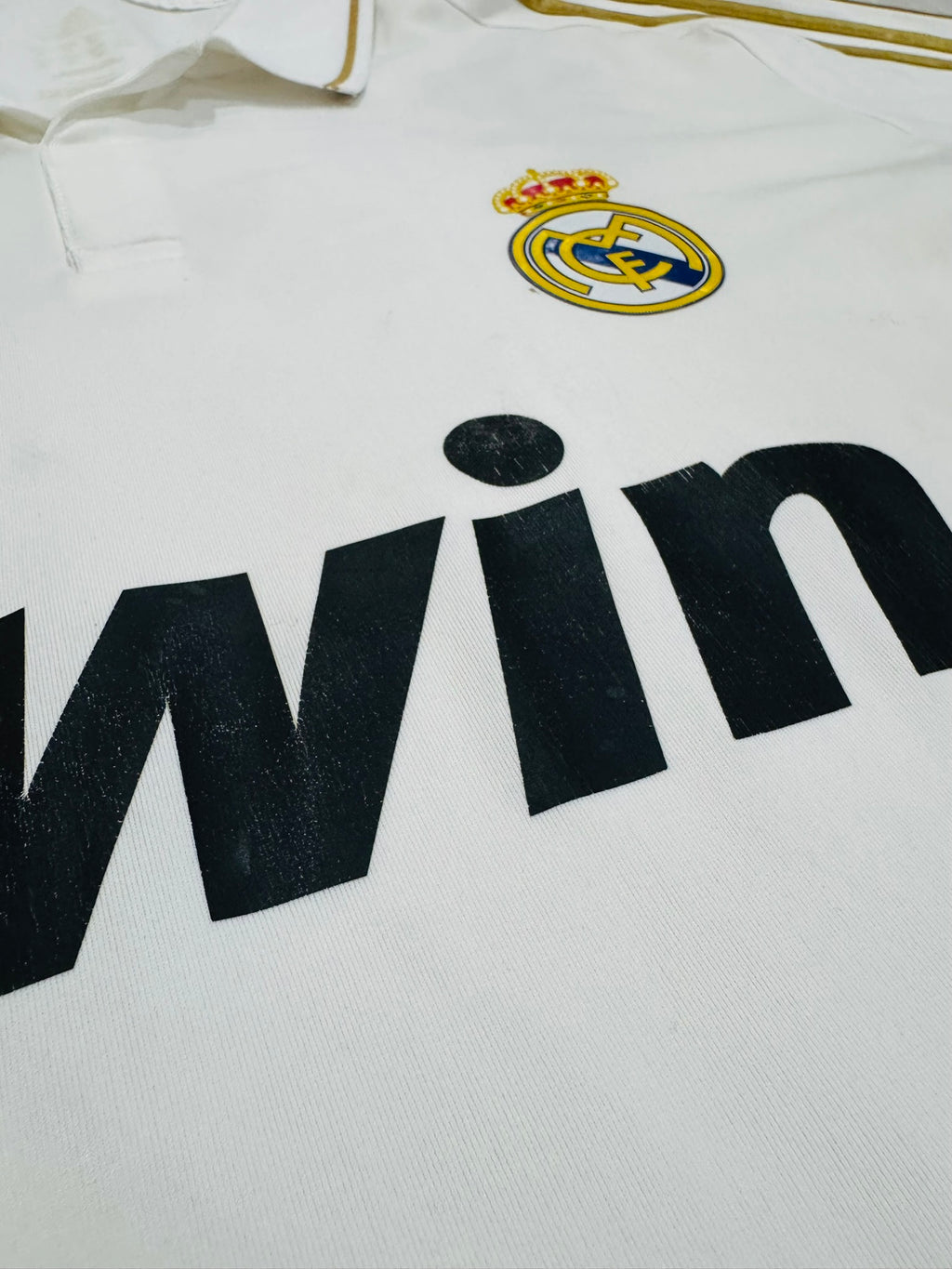 2011/12 Real Madrid Home Size XL Ronaldo - label detail