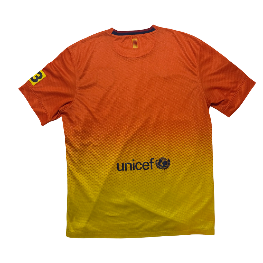 2012/13 FC Barcelona Away Size L - back view