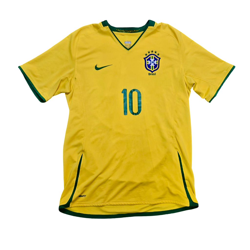 2008/10 Brazil Home Size L Ronaldinho - back view