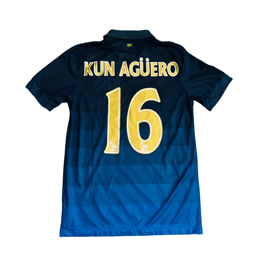 2014/15 Manchester City Away Size S Aguero - front view