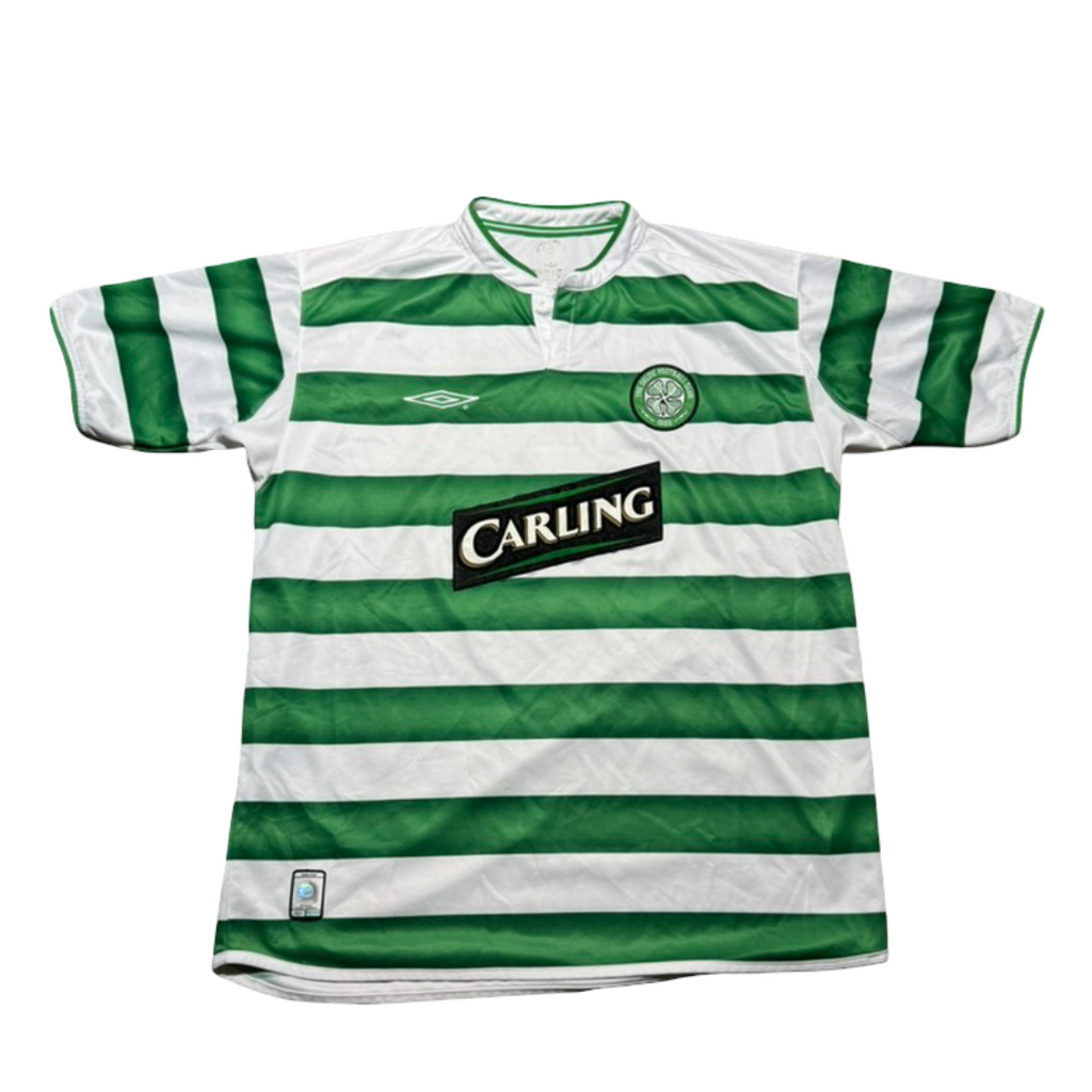 2003/04 Celtic FC Home Size XL Larsson - back view