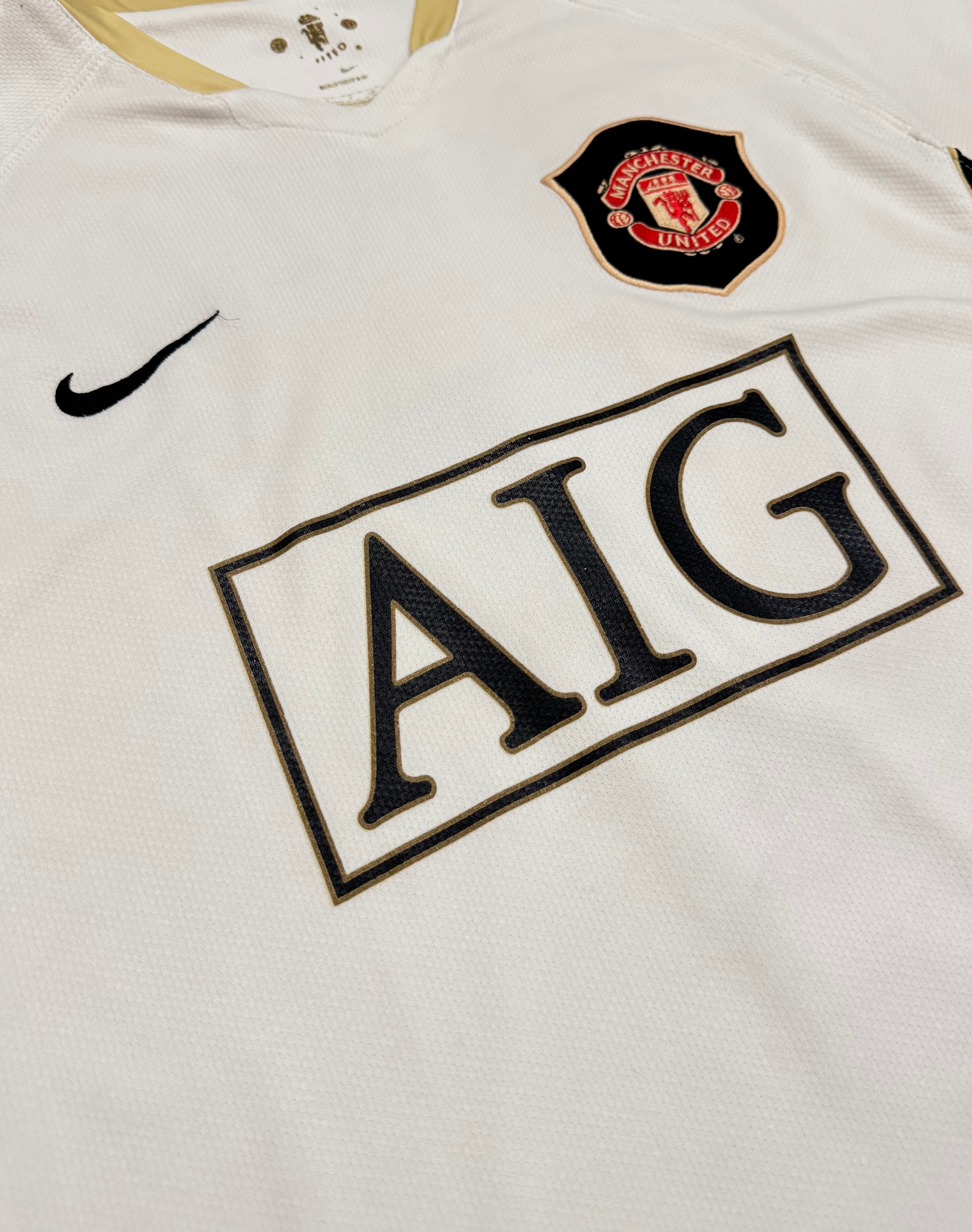 2006/07 Manchester United Away Size S Ronaldo - close-up detail