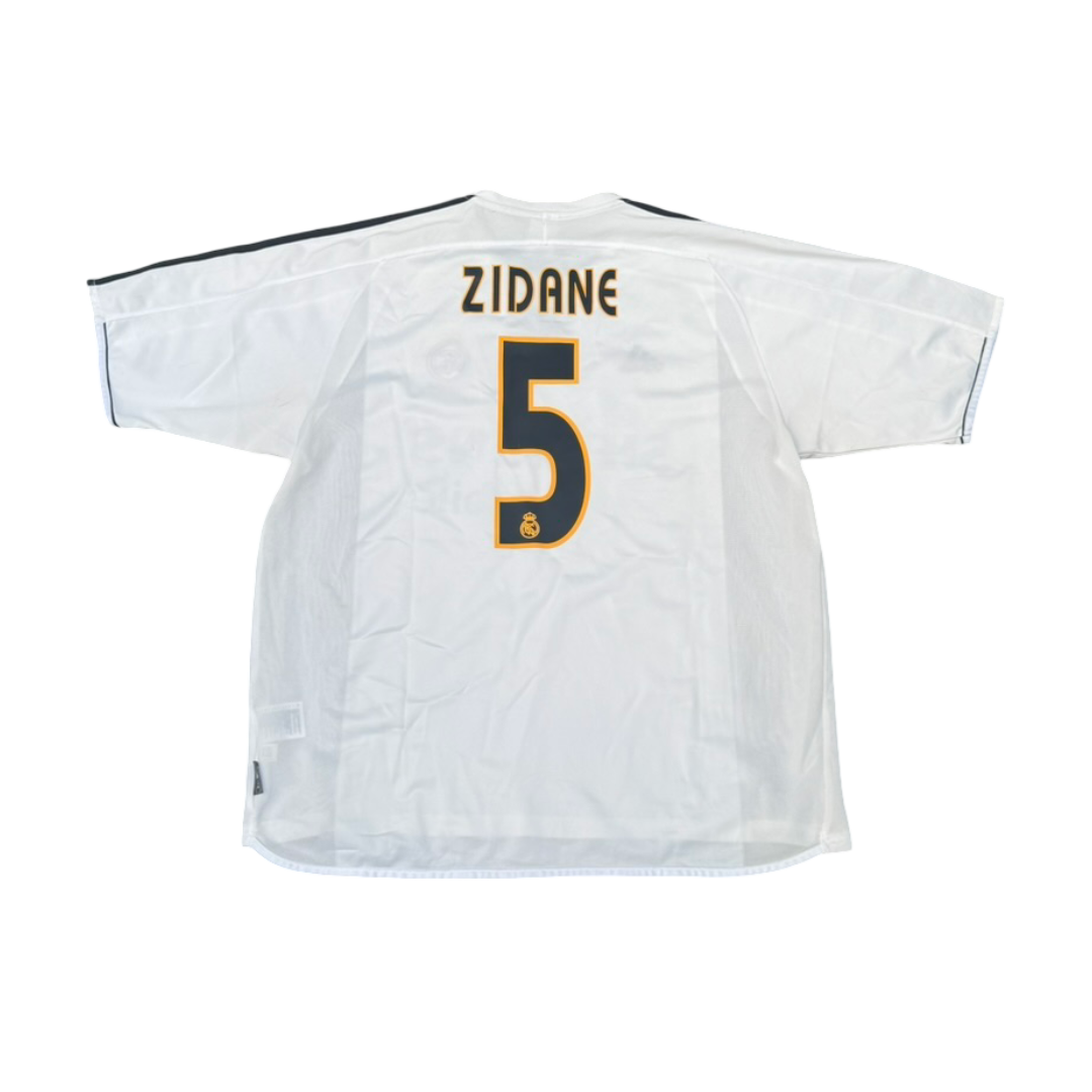 2003/04 Real Madrid Home Size XL Zidane - front view