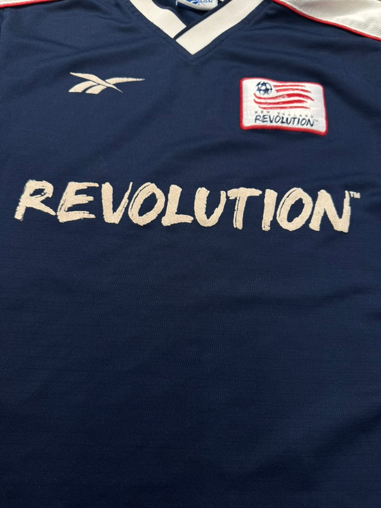 1999/00 New England Revolution Home Size Youth L - close-up detail
