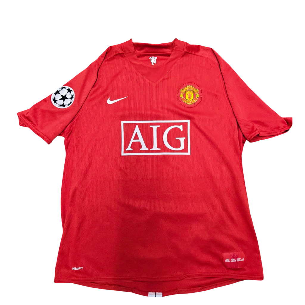 2007/08 Manchester United Home Size XL Scholes