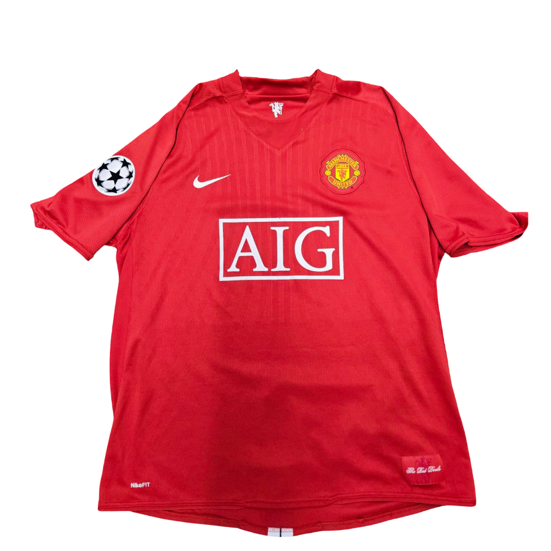 2007/08 Manchester United Home Size XL Scholes