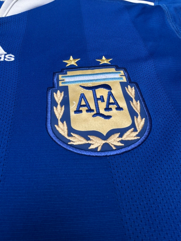 2010/11 Argentina Away Size S Messi - label detail