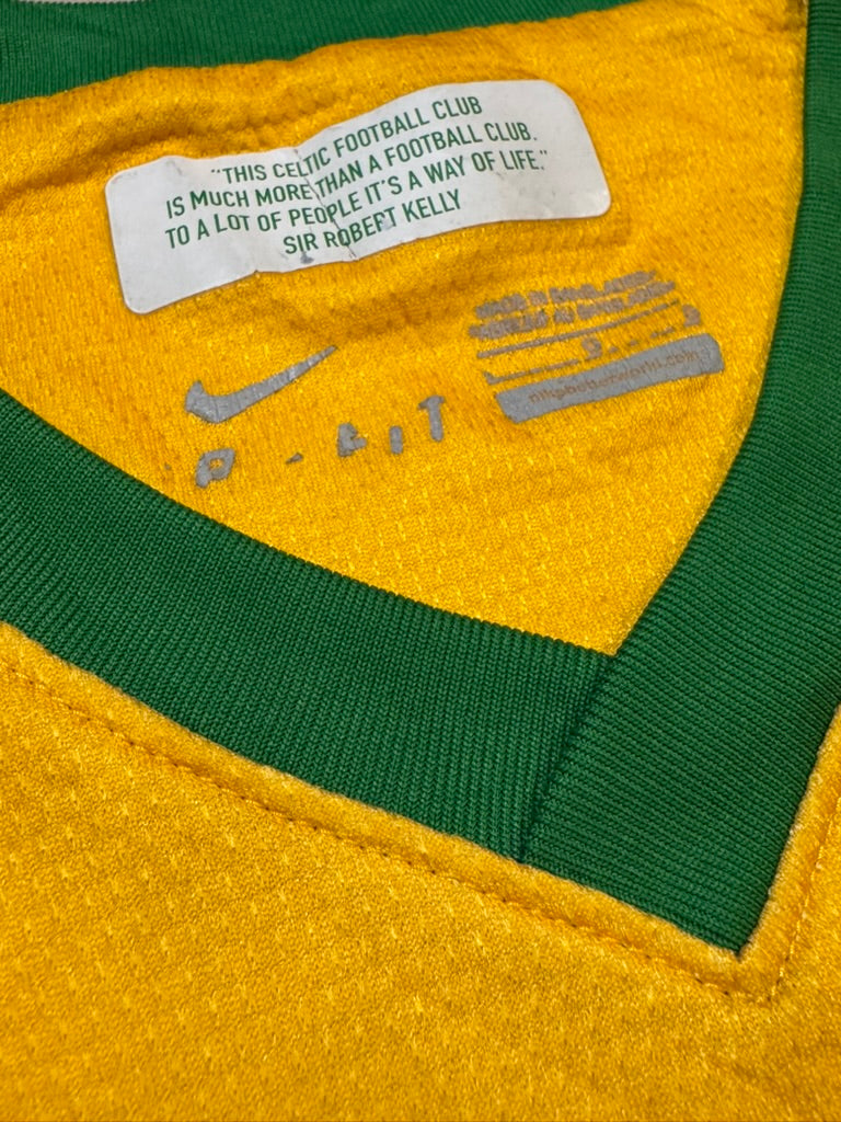 2013/14 Celtic FC Away Size L Virgil Van Dijk - label detail