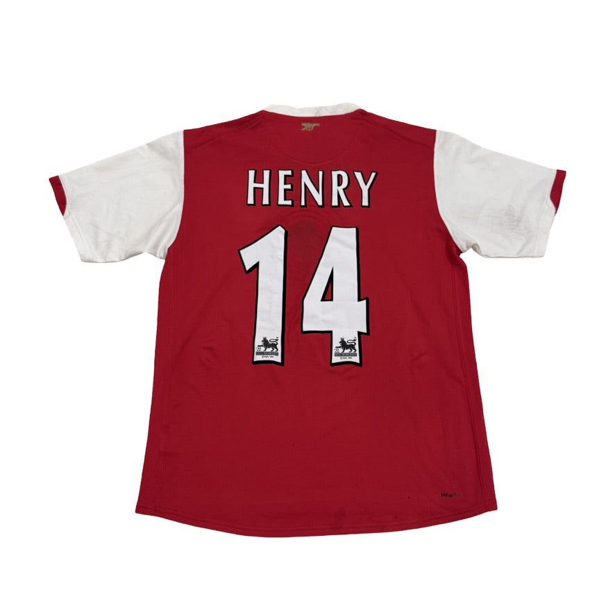2006/08 Arsenal Home Size M Henry - front view