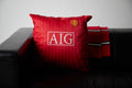 Upcycled Pillow: Wazza - front view