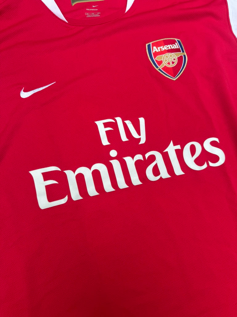 2006/08 Arsenal Home Size XL Henry - close-up detail