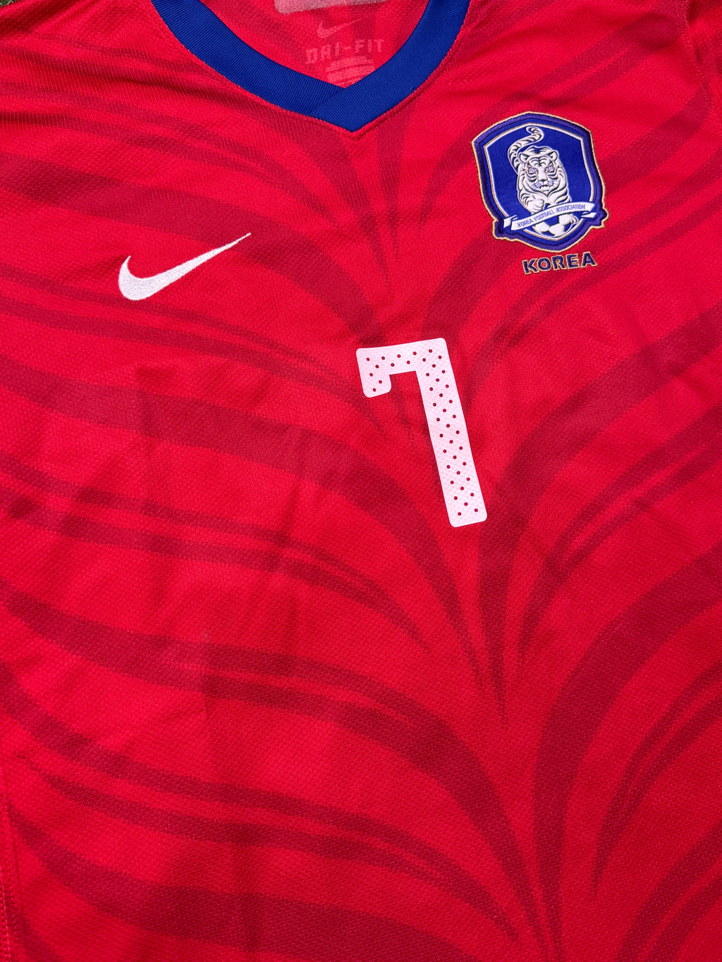 2010/12 South Korea Home Size L Ji Sung Park - close-up detail