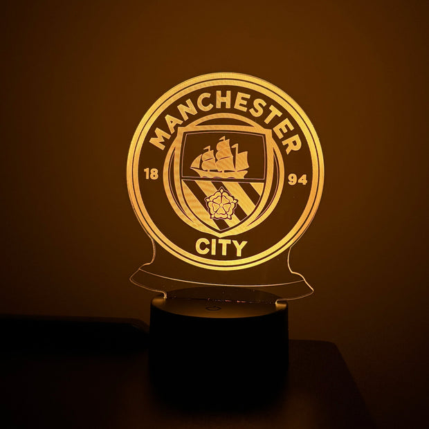 Manchester City FC LED Lamp