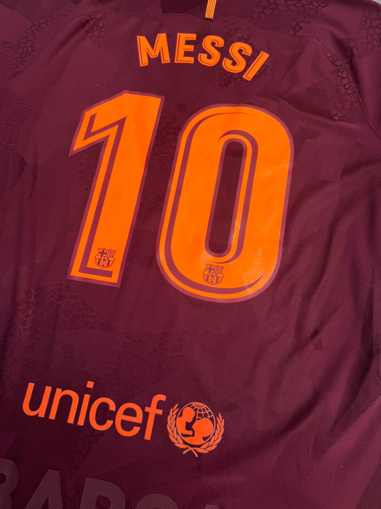 2017/18 FC Barcelona Third Size L Messi