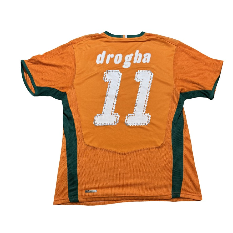 2008/10 Ivory Coast Home Size L Drogba - front view