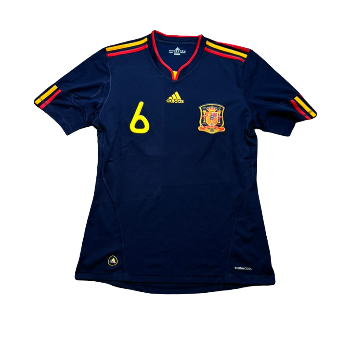 2010/11 Spain Away Size M Iniesta - back view