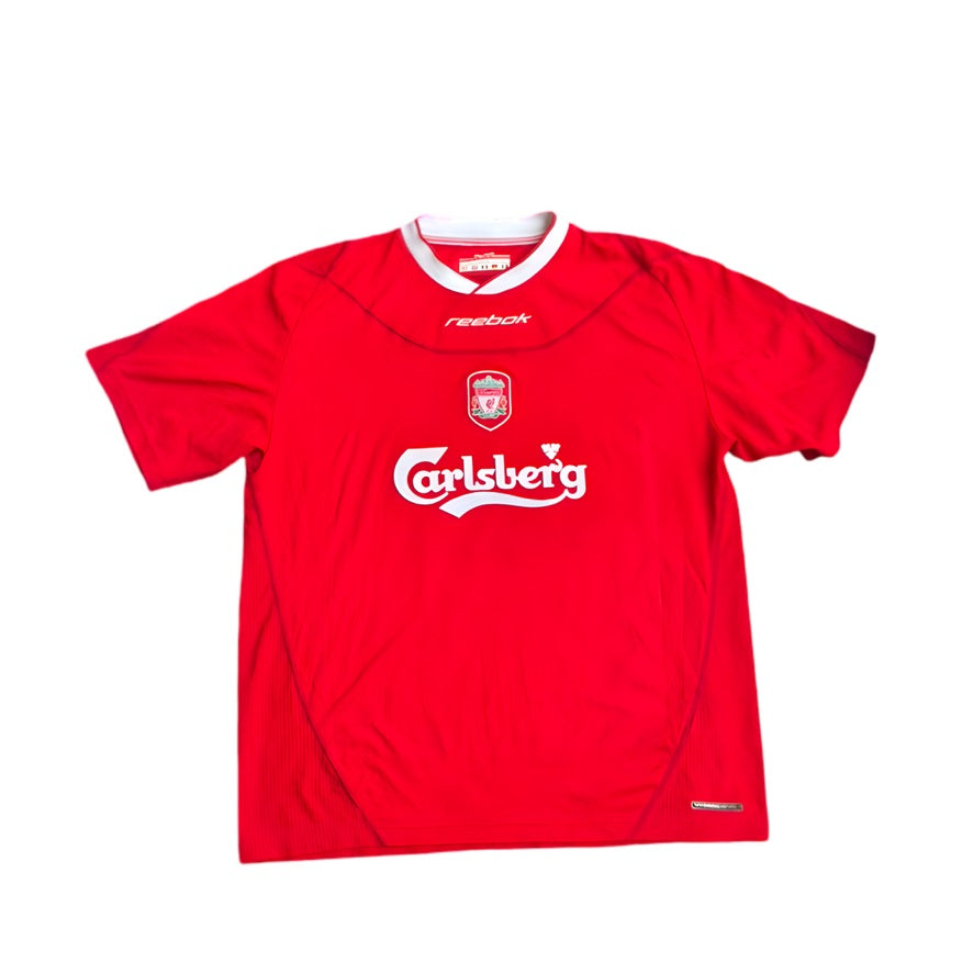 2002/04 Liverpool FC Home Size XL Gerrard - back view