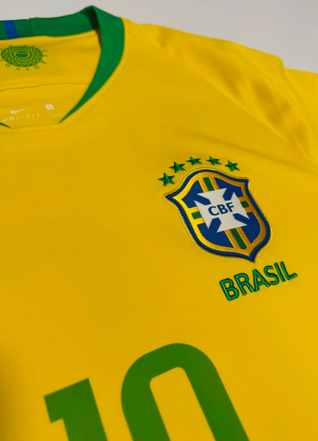 2018/19 Brazil Home Size L Neymar - label detail