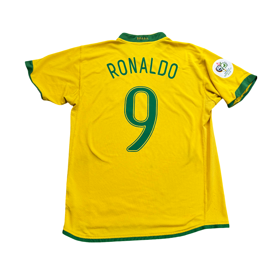 2006/07 Brazil Home Size L Ronaldo - front view