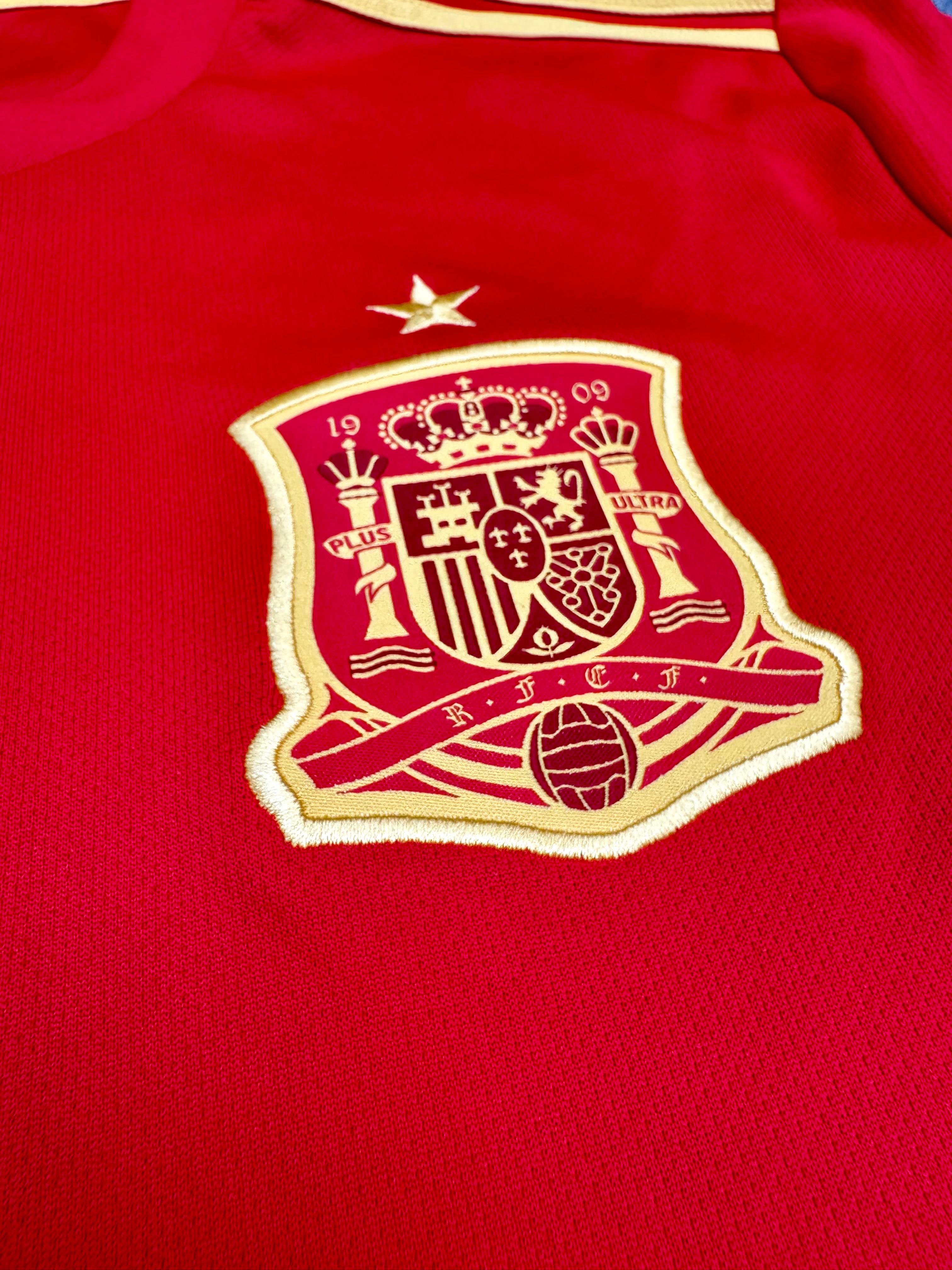 2018/19 Spain Home Size L Iniesta - label detail