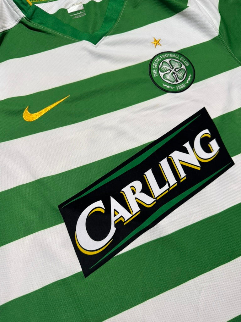 2009/10 Celtic FC Home Size L Nakamura - close-up detail