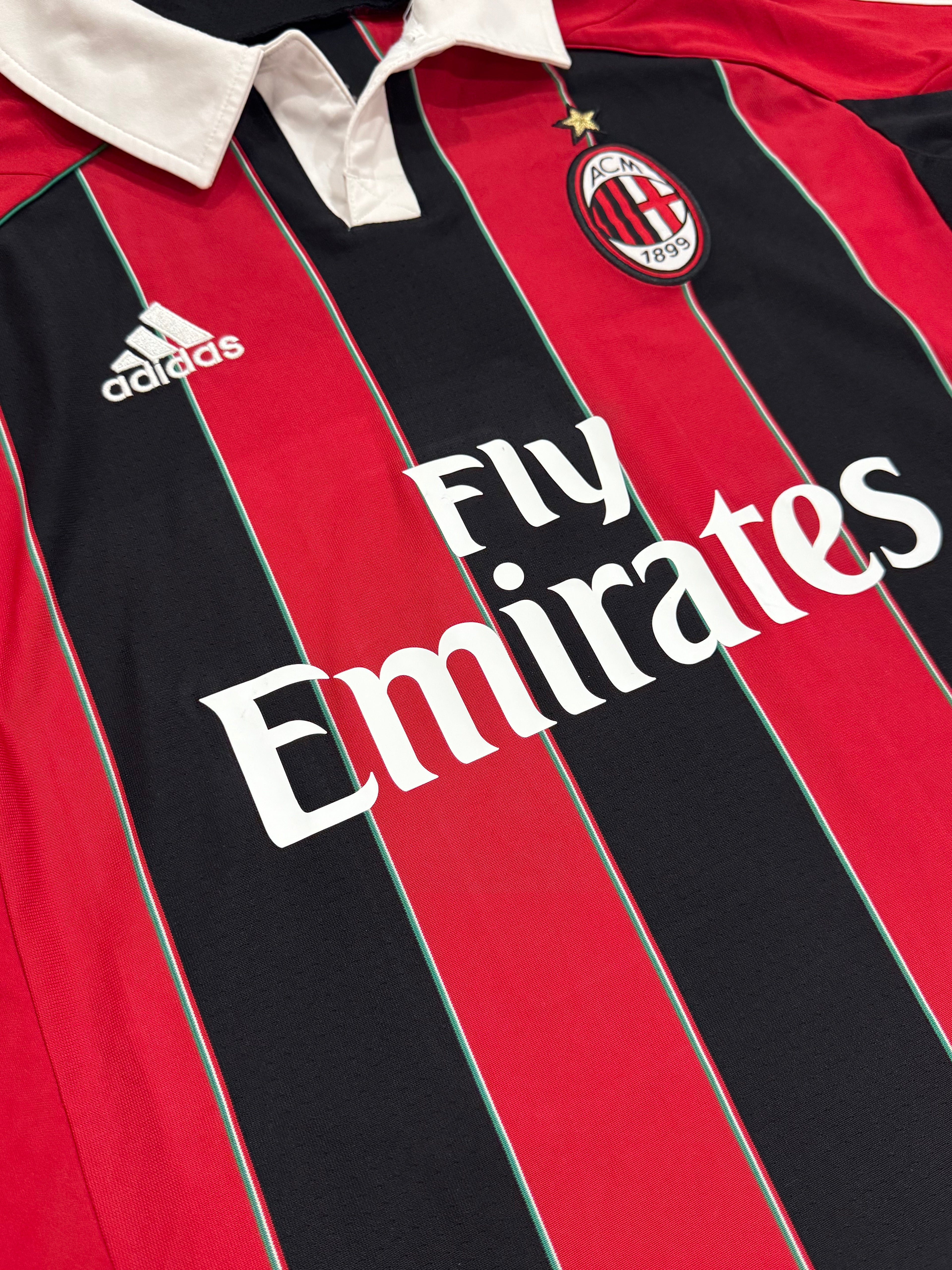 2012/13 AC Milan Home Size L Seedorf - close-up detail