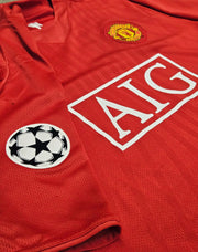 2007/08 Manchester United Home Size XL Scholes