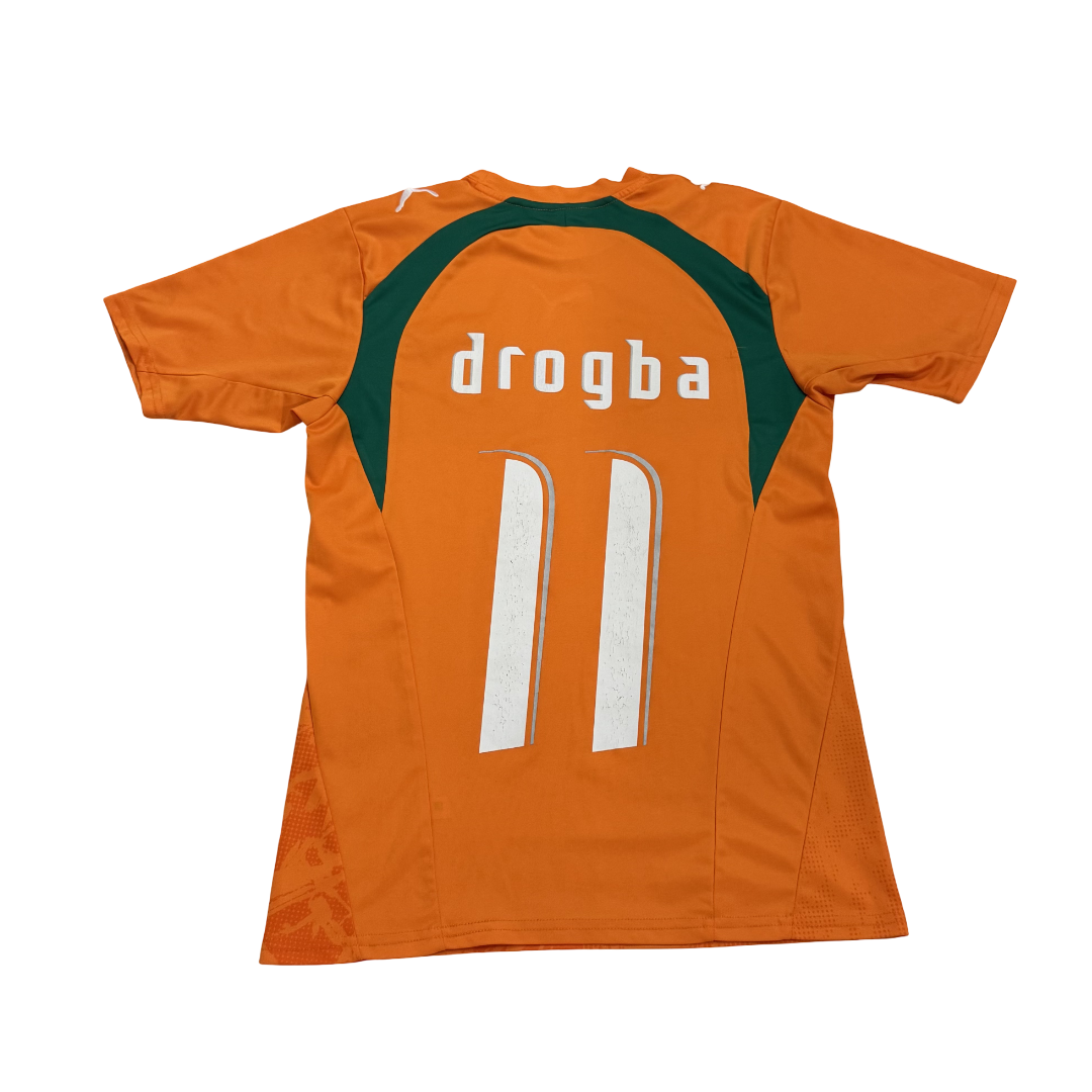 2006/07 Ivory Coast Home Size XS Drogba - front view