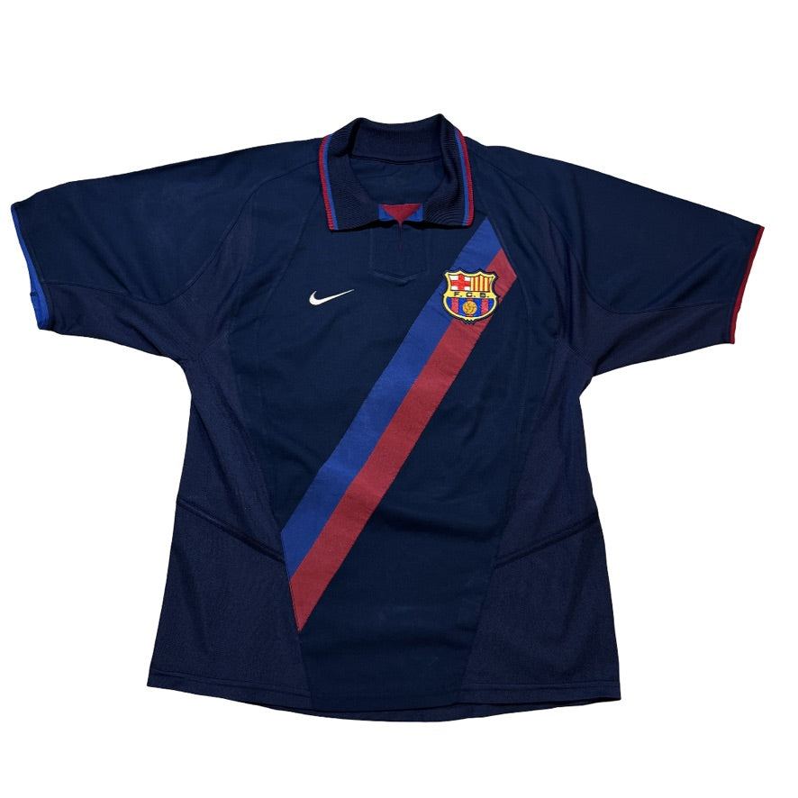 2002/03 FC Barcelona Away Size M Iniesta - back view