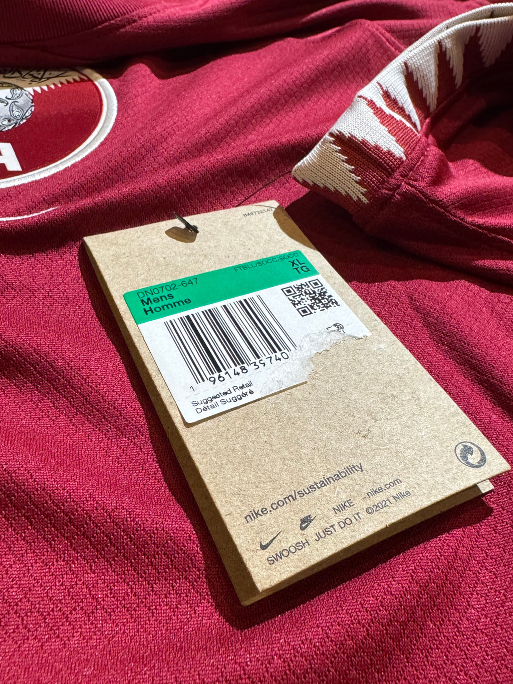 2022/24 Qatar Home Size XL BNWT