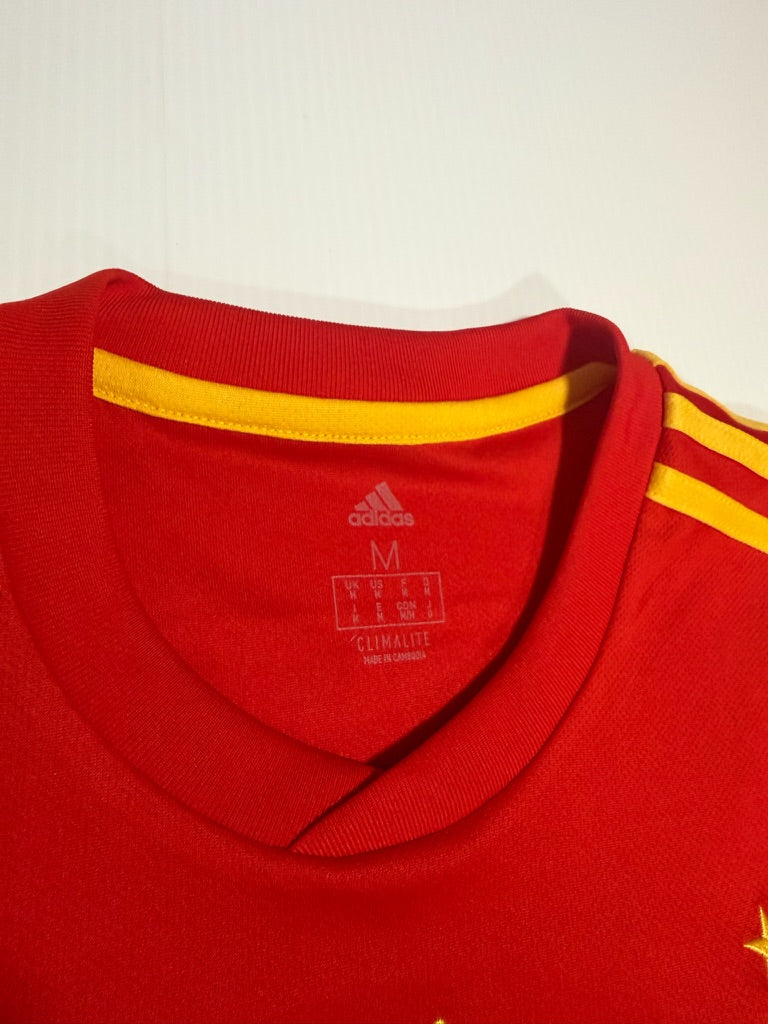 2018/19 Spain Home Size M Iniesta - label detail