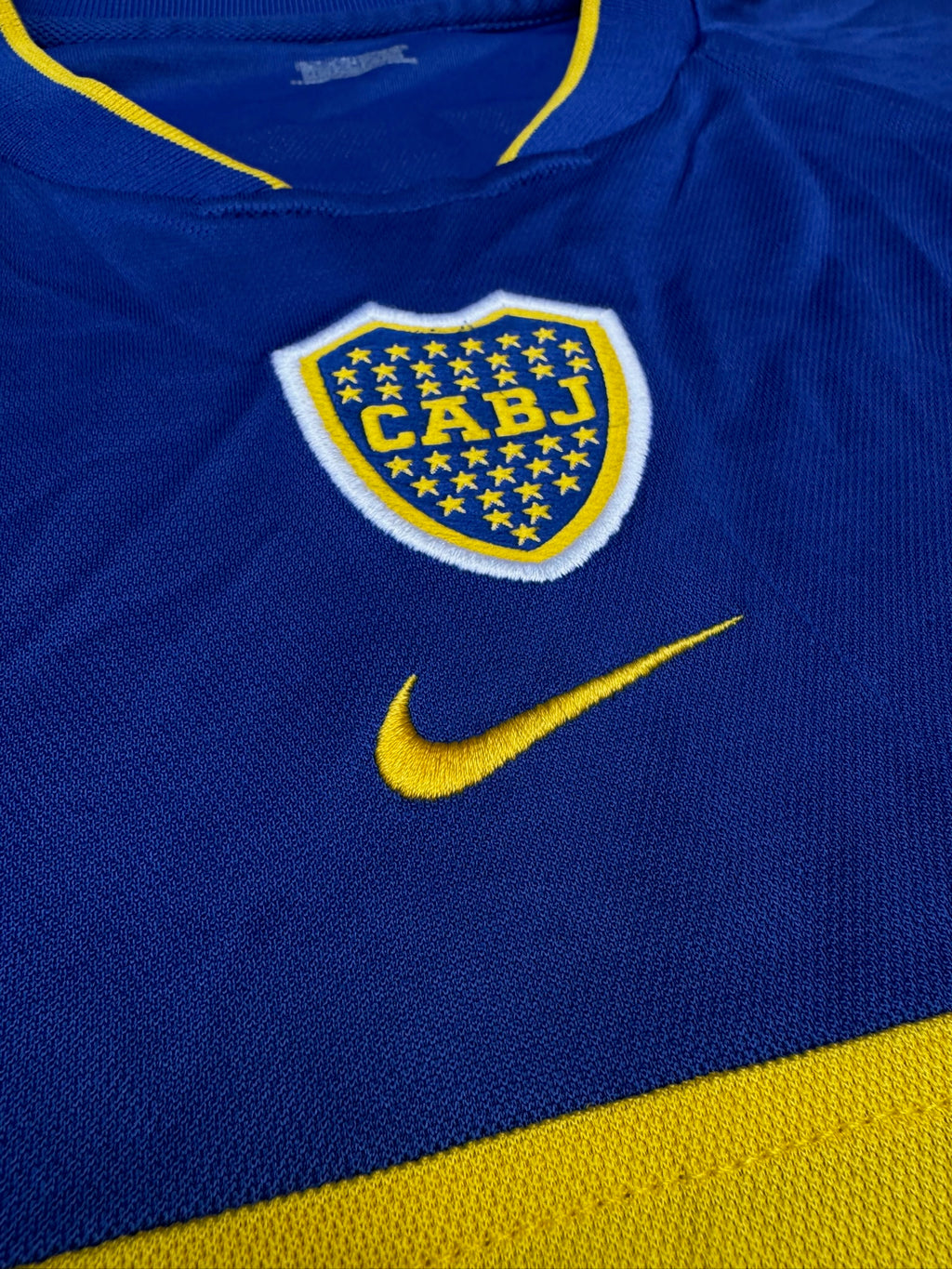 2002/03 Boca Juniors Home Size L - label detail