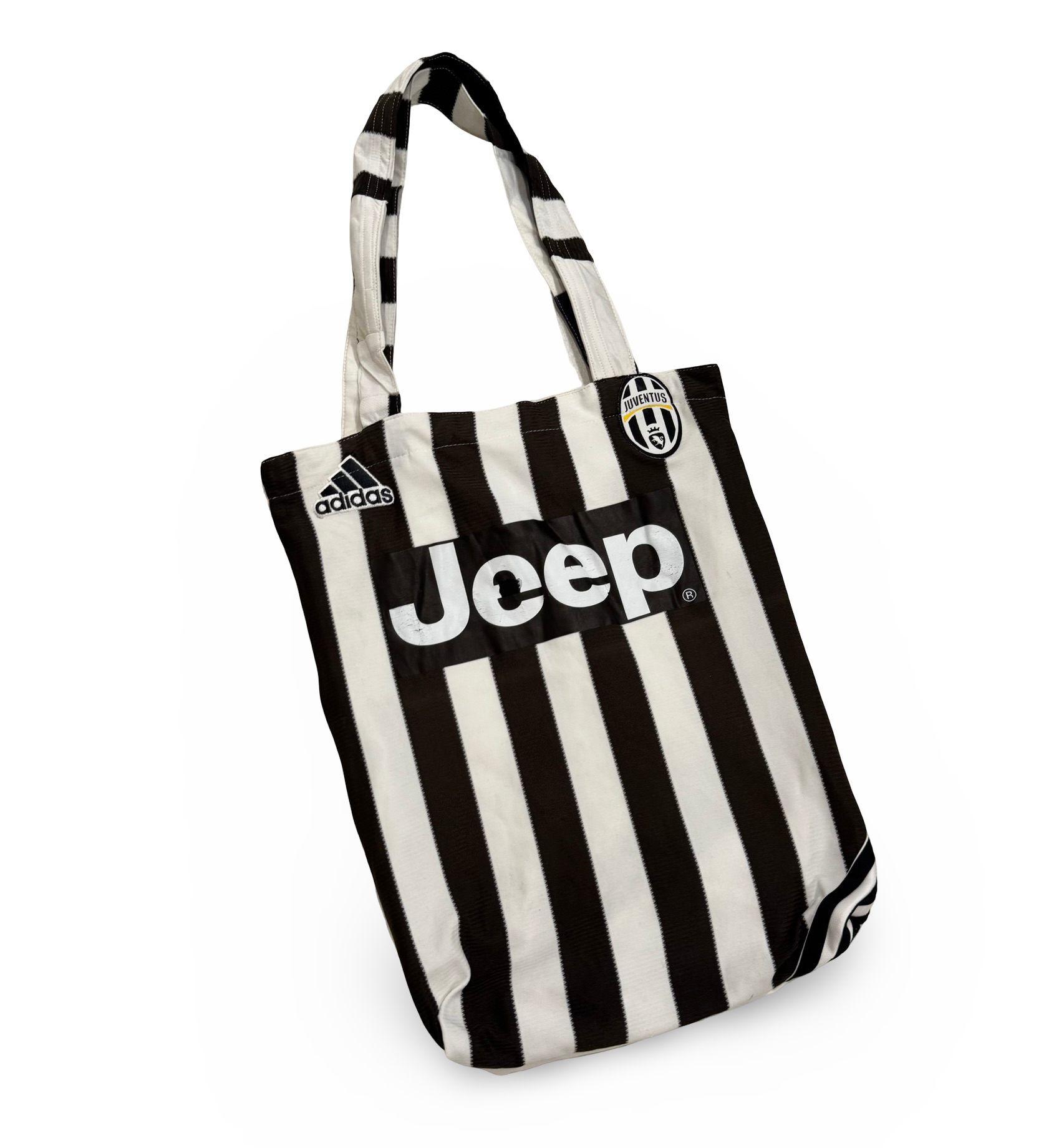 Rework Tote #59 - Juventus - close-up detail