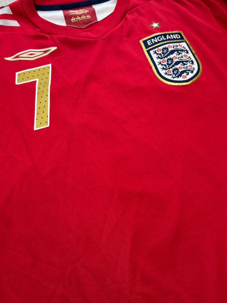 2006/07 England Away Size M Beckham
