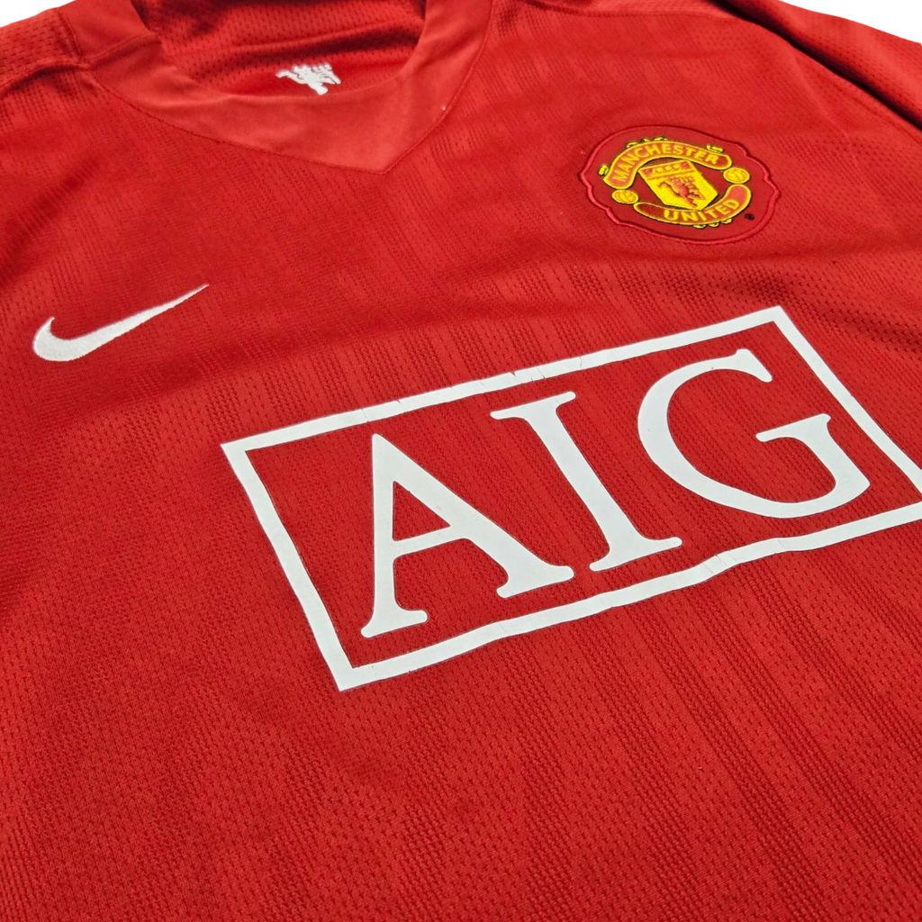 2007/08 Manchester United Home Size XL Scholes