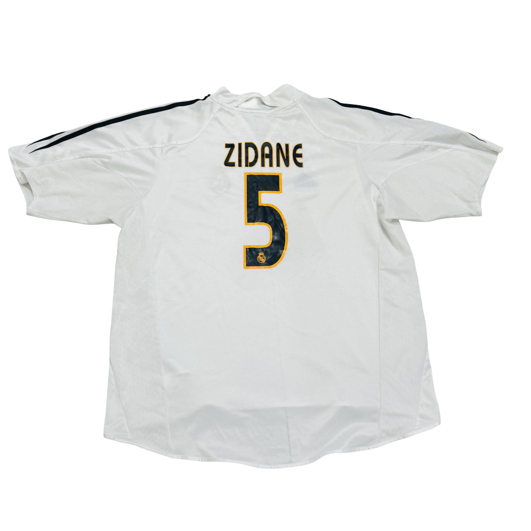 2004/05 Real Madrid Home Size XL Zidane