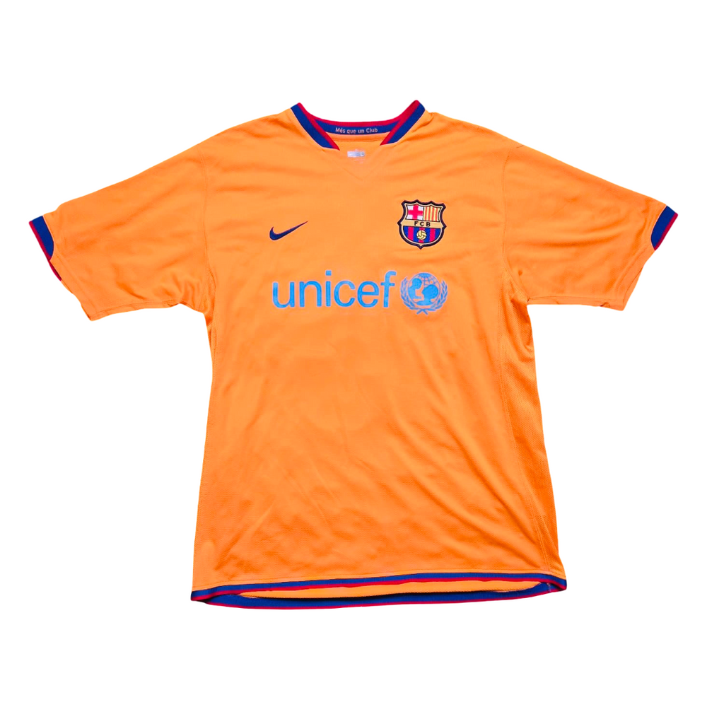 2006/07 FC Barcelona Away Size L Ronaldinho - back view