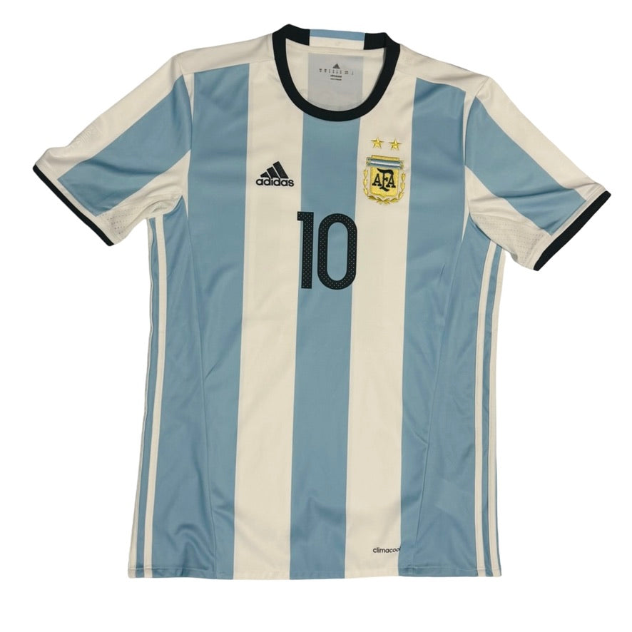 2016/17 Argentina Home Size M Messi - back view