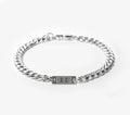 Footy Cuban Link Bracelet — Silver
