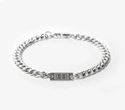 Footy Cuban Link Bracelet — Silver